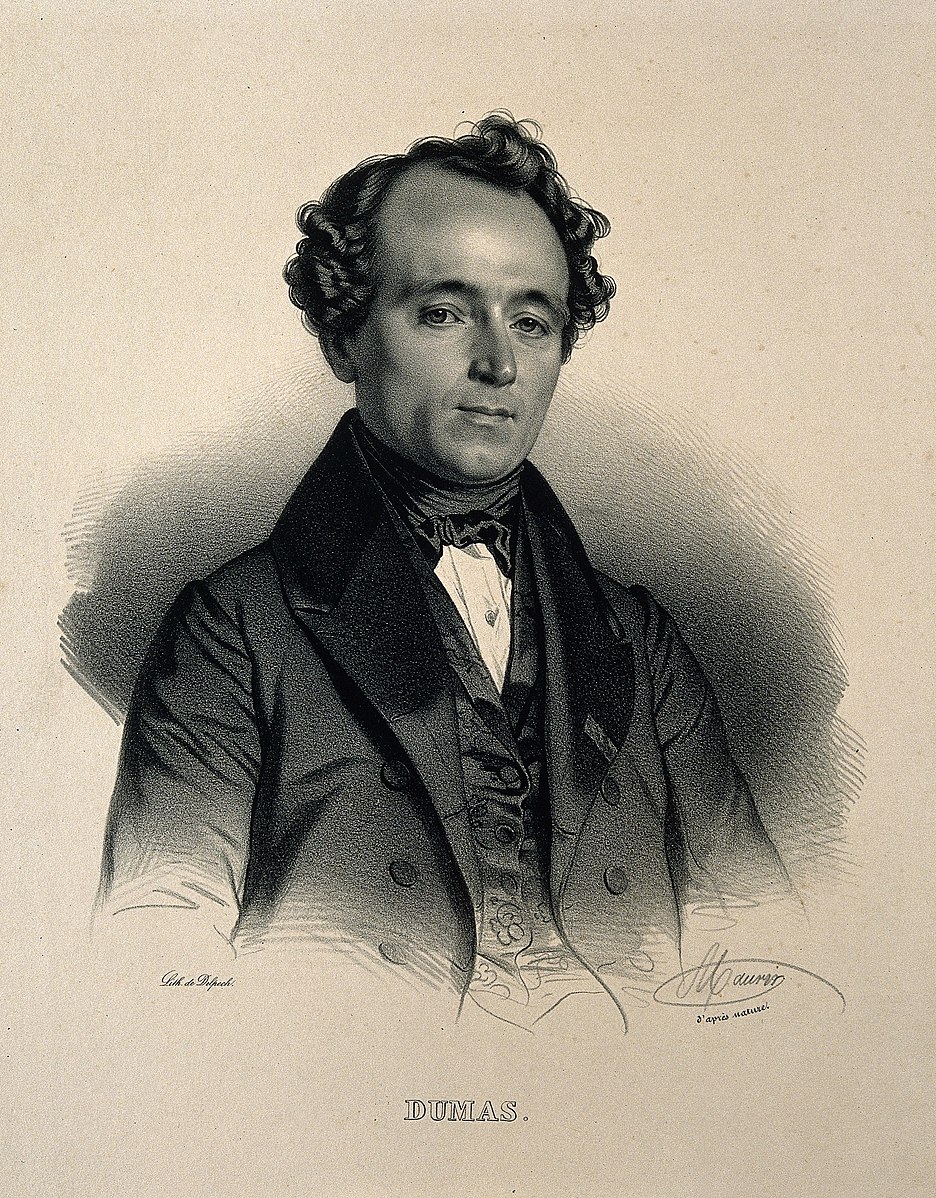 Jean-Baptiste-André Dumas. Lithograph by N. E. Maurin after himself.