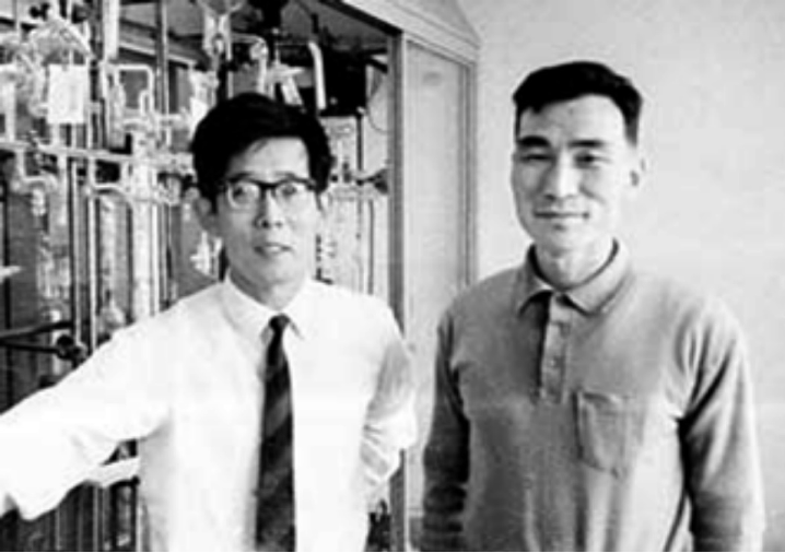 Hideki Shirakawa and Hyung Chick Pyun in 1967